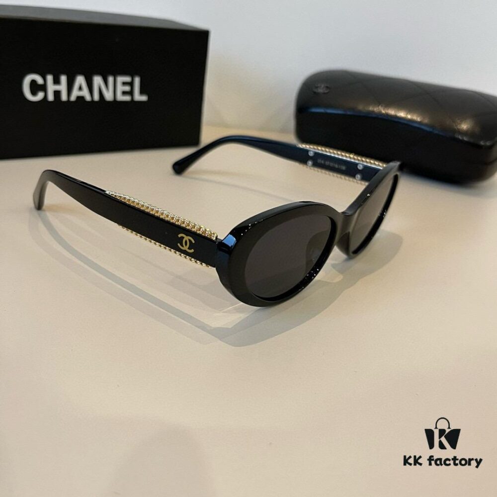 CHANEL Chanel Sunglasses🕶️ Worn by Numerous Celebrities, New Large-Frame Polarized Sunglasses with Ultra-Clear Vision