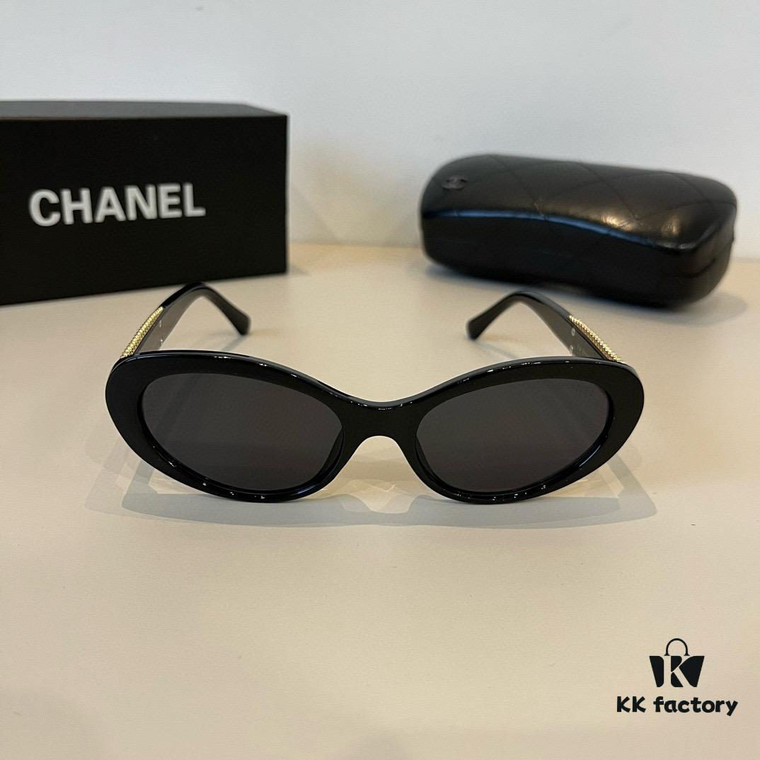 CHANEL Chanel Sunglasses🕶️ Worn by Numerous Celebrities, New Large-Frame Polarized Sunglasses with Ultra-Clear Vision