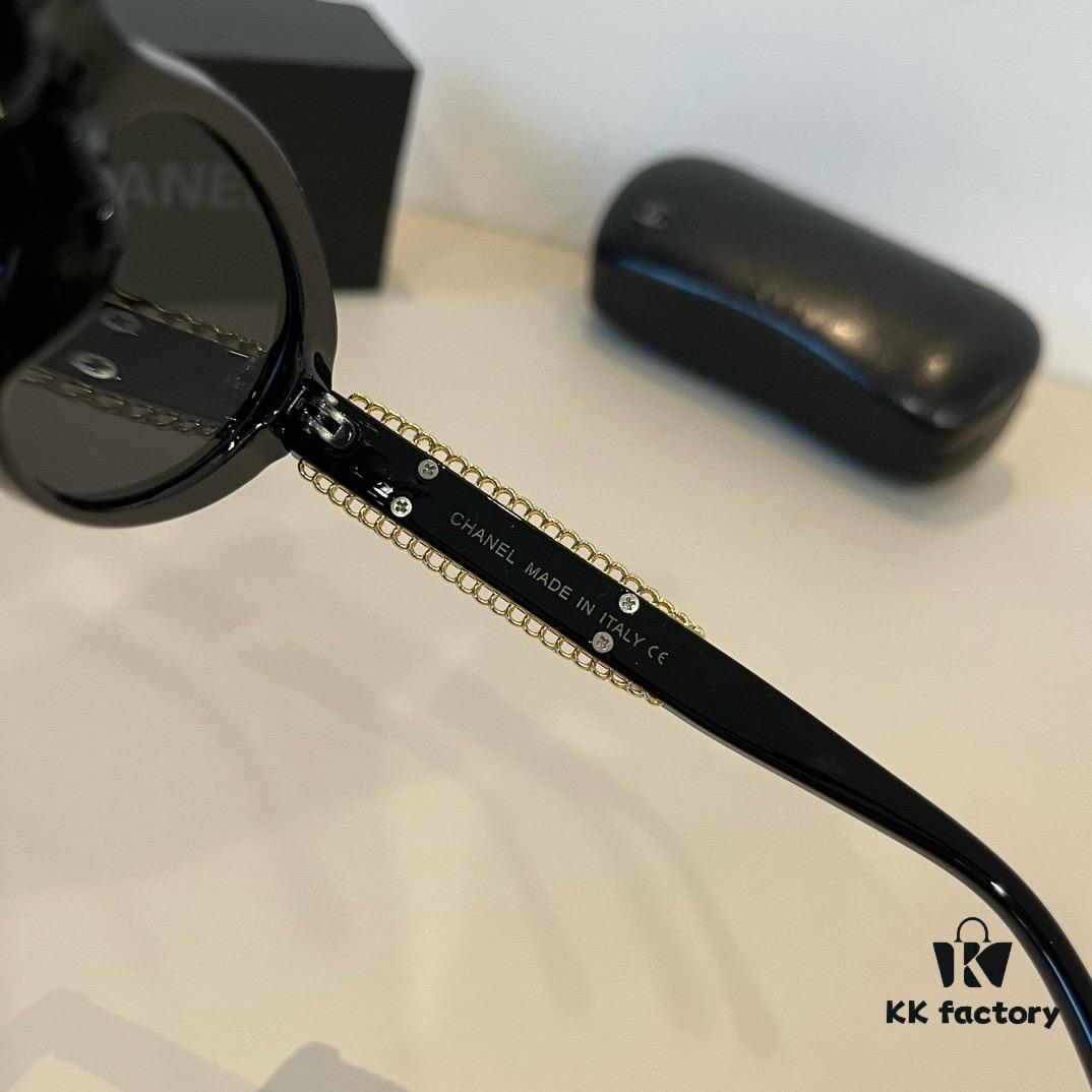 CHANEL Chanel Sunglasses🕶️ Worn by Numerous Celebrities, New Large-Frame Polarized Sunglasses with Ultra-Clear Vision