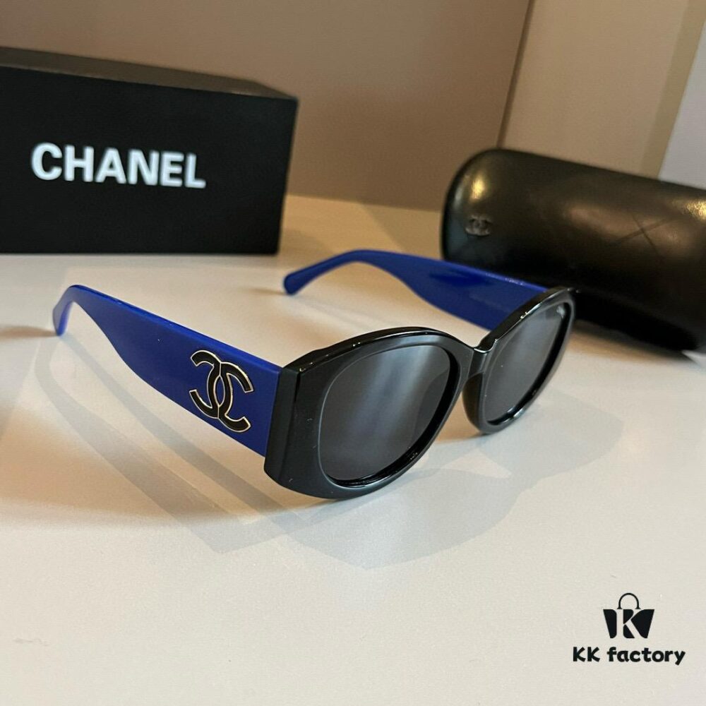 Chanel Black and White Panda Sunglasses, Adorable and Stylish with Unique Frame That Flatters Facial Features