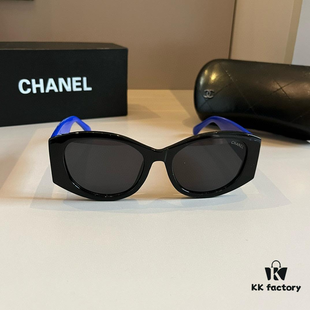 Chanel Black and White Panda Sunglasses, Adorable and Stylish with Unique Frame That Flatters Facial Features