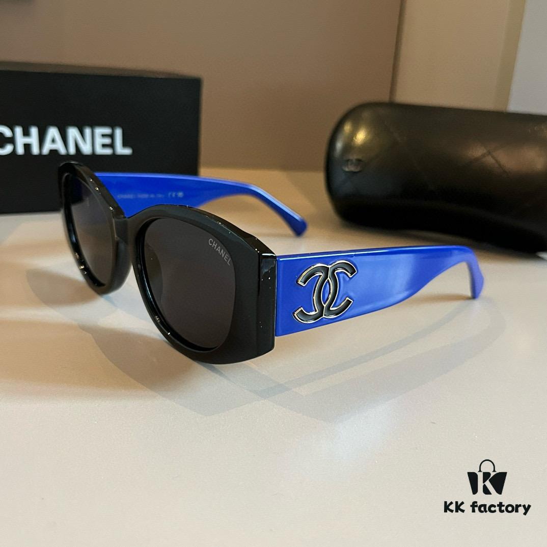 Chanel Black and White Panda Sunglasses, Adorable and Stylish with Unique Frame That Flatters Facial Features