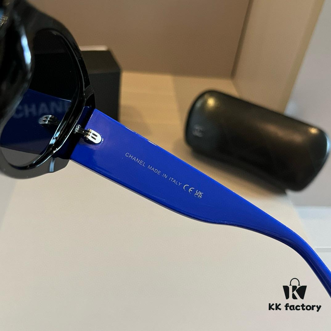 Chanel Black and White Panda Sunglasses, Adorable and Stylish with Unique Frame That Flatters Facial Features