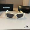 Vintage Chanel Gold Logo Sunglasses with Double C Logo