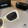 Vintage Chanel Gold Logo Sunglasses with Double C Logo