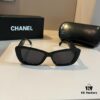 Vintage Chanel Gold Logo Sunglasses with Double C Logo