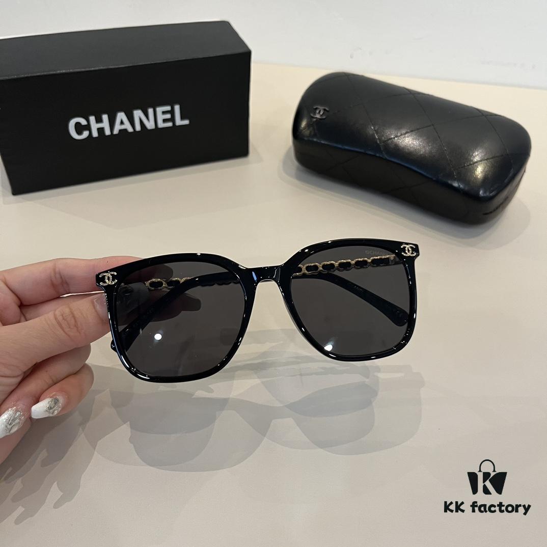 CHANEL Chanel Sunglasses🕶️ Worn by Numerous Celebrities, New Arrival Oversized Polarized Sunglasses with Ultra-Clear Lens