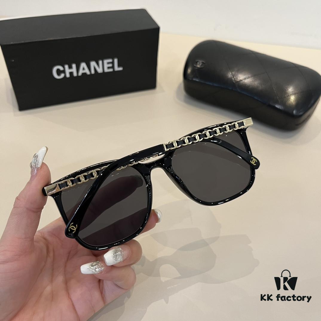 CHANEL Chanel Sunglasses🕶️ Worn by Numerous Celebrities, New Arrival Oversized Polarized Sunglasses with Ultra-Clear Lens