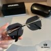 Chanel Popular Bestseller Xiaohongshu Same Style This Year's Hot Item CHANEL Sunglasses Trendy Influencer Style Shades Fashionable Sun Glasses