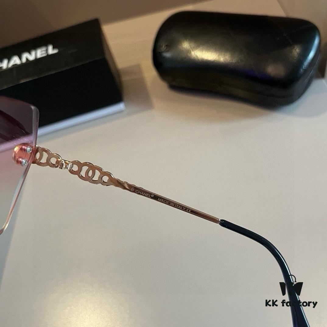 Chanel Popular Bestseller Xiaohongshu Same Style This Year's Hot Item CHANEL Sunglasses Vintage Style Influencer Favorite Designer Shades