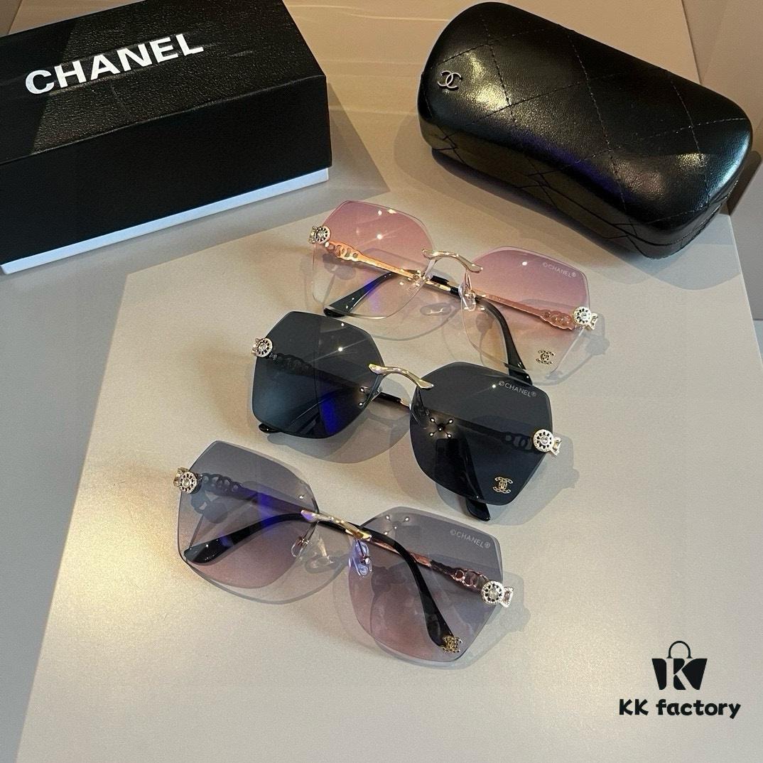 Chanel Popular Bestseller Xiaohongshu Same Style This Year's Hot Item CHANEL Sunglasses Vintage Style Influencer Favorite Designer Shades