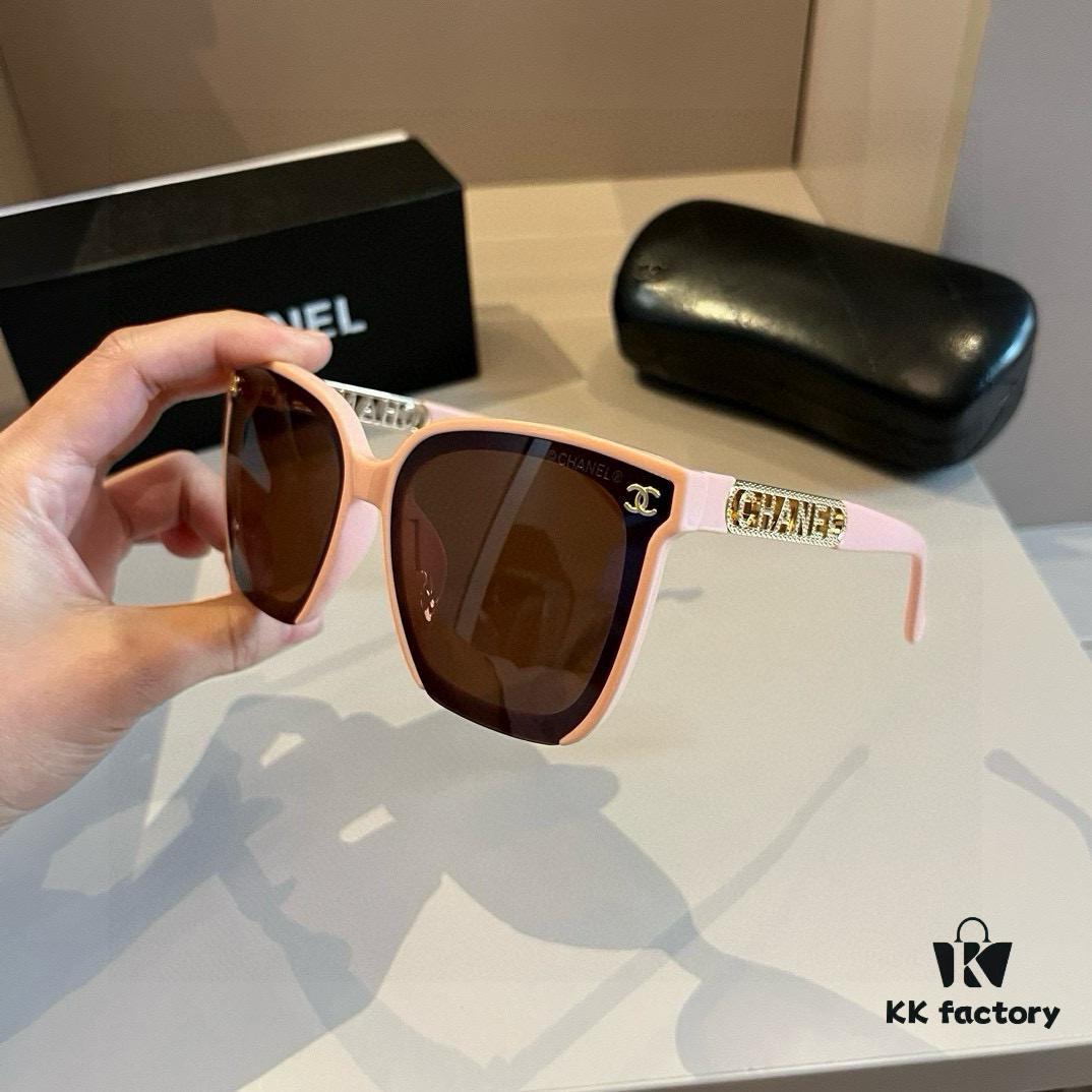 Chanel Elegant Lady Sunglasses, Influencer's Same Style Sun Glasses