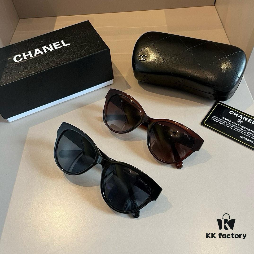 Chanel Pearl Heart-Temple Sunglasses, Official Style Custom-Made Eyewear