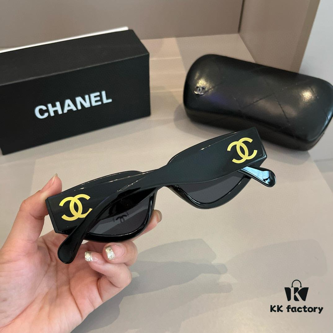 Chanel 2024 New Arrival Sunglasses, Must-Have for Travel and Driving, Worn by Numerous Celebrities