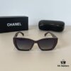 Chanel Sunglasses, Fashionable European-American Style Oversized Sunglasses, Face-Framing and Slimming Design