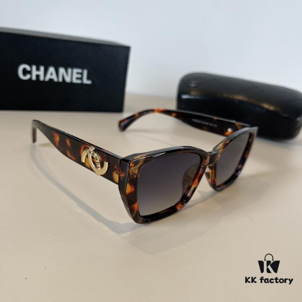 Chanel Sunglasses, Fashionable European and American Style Oversized Sunglasses, Slimming and Versatile Sun Protection Eyewear