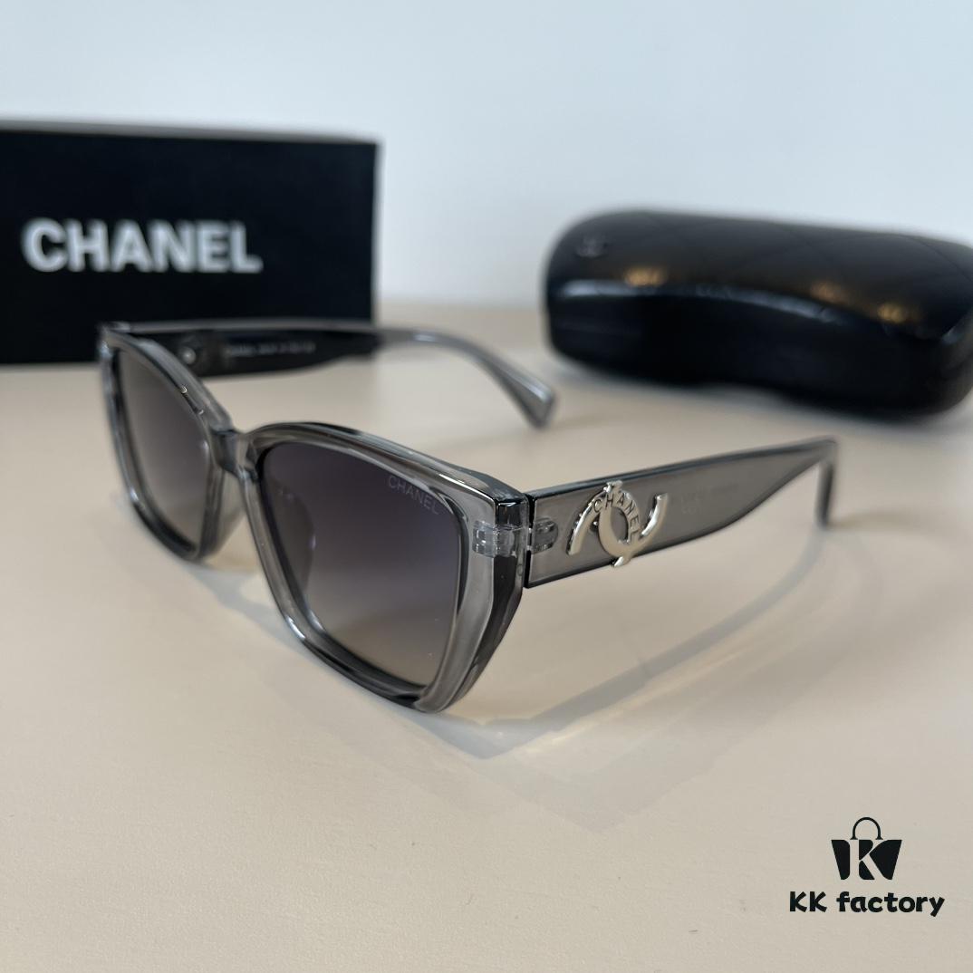 Chanel Fashion European and American Style UV Protection Sunglasses, Flattering Small-Face Oversized Sun Glasses