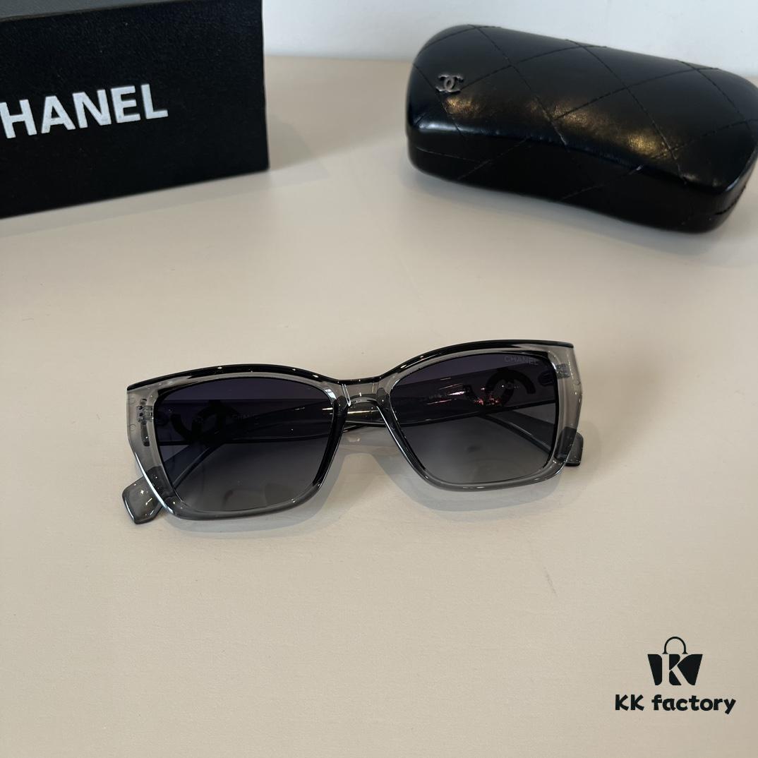 Chanel Fashion European and American Style UV Protection Sunglasses, Flattering Small-Face Oversized Sun Glasses