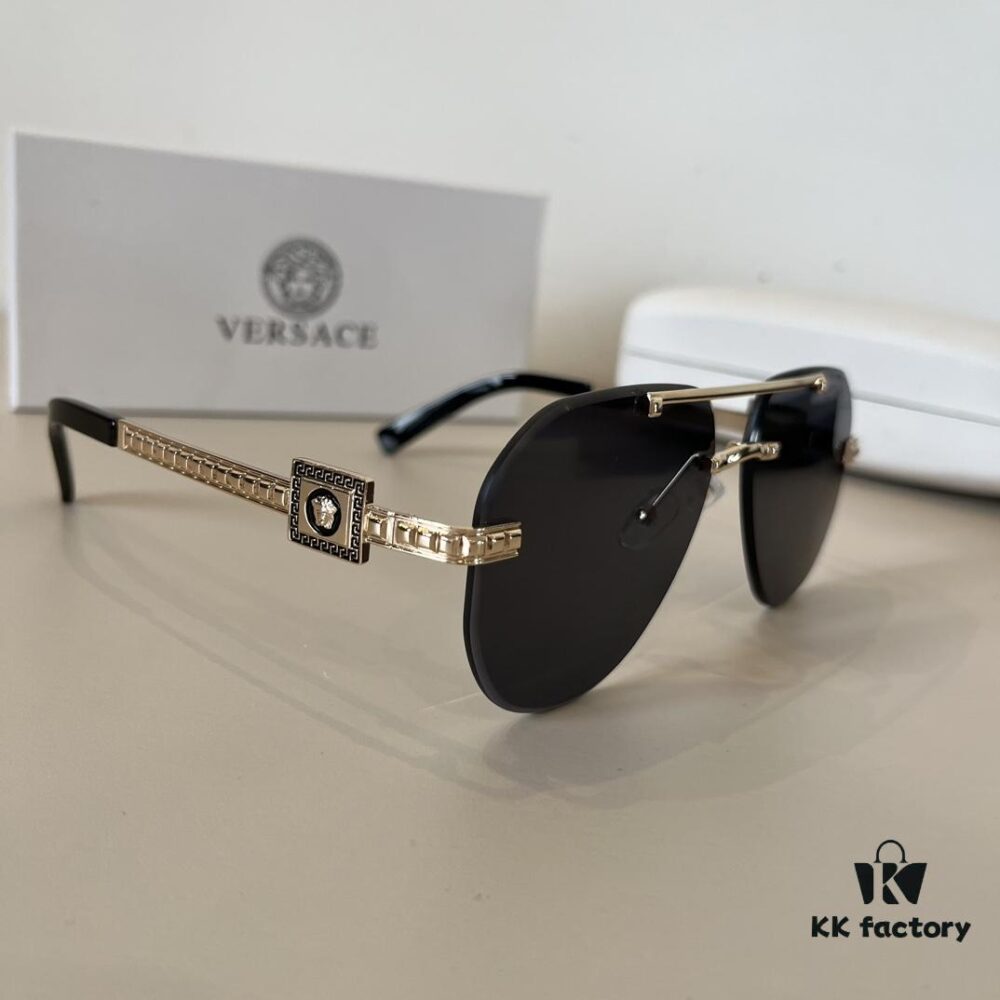 VERSACE Versace Fashion Sunglasses Unisex Polarized Sun Glasses, Stylish Eyewear for Men and Women, Face-Framing UV Protection Shades