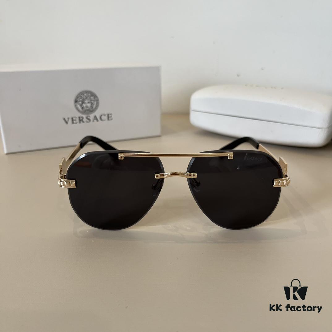 VERSACE Versace Fashion Sunglasses Unisex Polarized Sun Glasses, Stylish Eyewear for Men and Women, Face-Framing UV Protection Shades