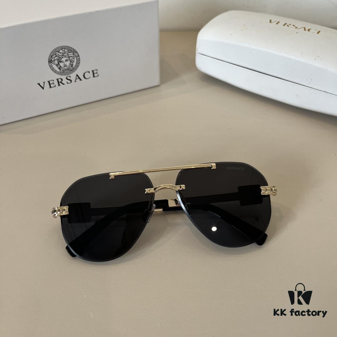VERSACE Versace Fashion Sunglasses Unisex Polarized Sun Glasses, Stylish Eyewear for Men and Women, Face-Framing UV Protection Shades