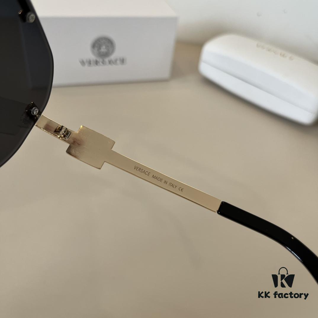 VERSACE Versace Fashion Sunglasses Unisex Polarized Sun Glasses, Stylish Eyewear for Men and Women, Face-Framing UV Protection Shades