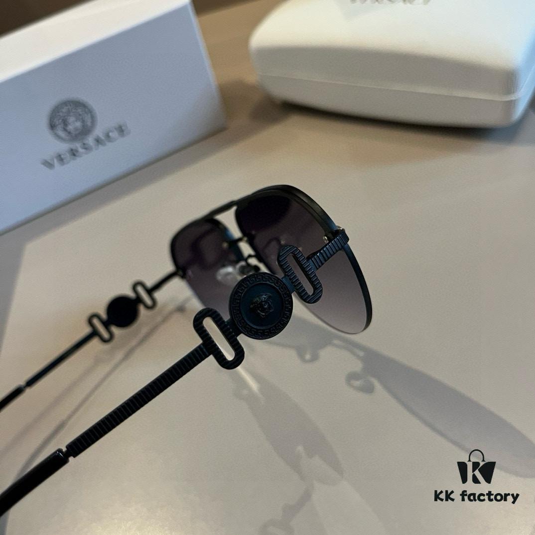 VERSACE Versace Fashion Sunglasses Unisex Polarized Sun Glasses, Stylish Face-Framing Shades for Men and Women