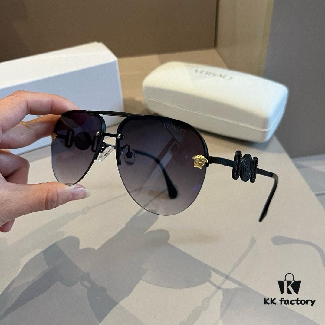 VERSACE Versace Fashion Sunglasses Unisex Polarized Sun Glasses, Stylish Face-Framing Shades for Men and Women