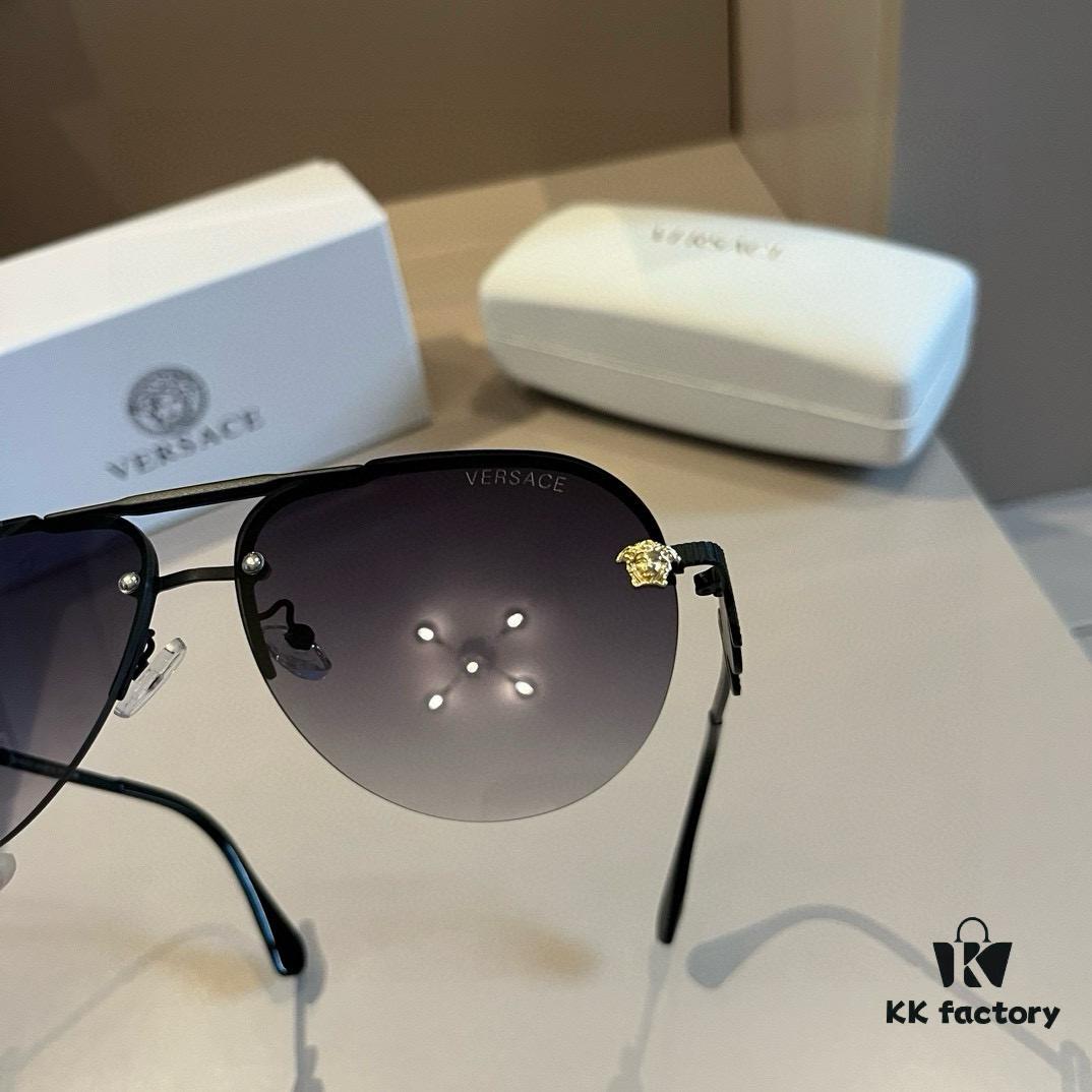 VERSACE Versace Fashion Sunglasses Unisex Polarized Sun Glasses, Stylish Face-Framing Shades for Men and Women