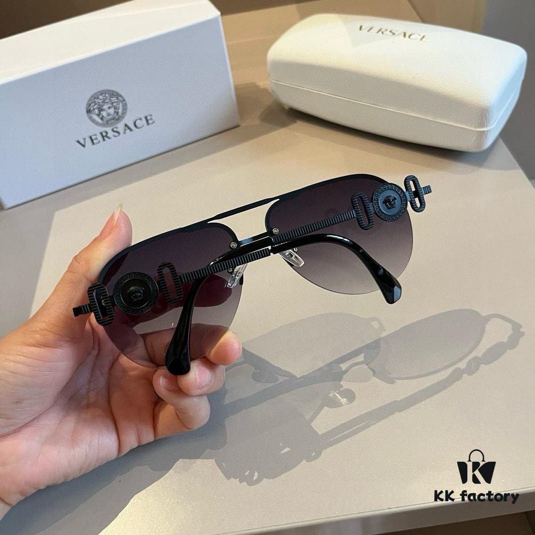 VERSACE Versace Fashion Sunglasses Unisex Polarized Sun Glasses, Stylish Face-Framing Shades for Men and Women