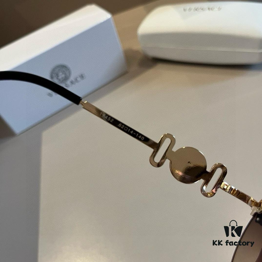 VERSACE Versace Fashion Sunglasses Unisex Polarized Sun Glasses for Men and Women Stylish UV Protection Eyewear to Complement Facial Features