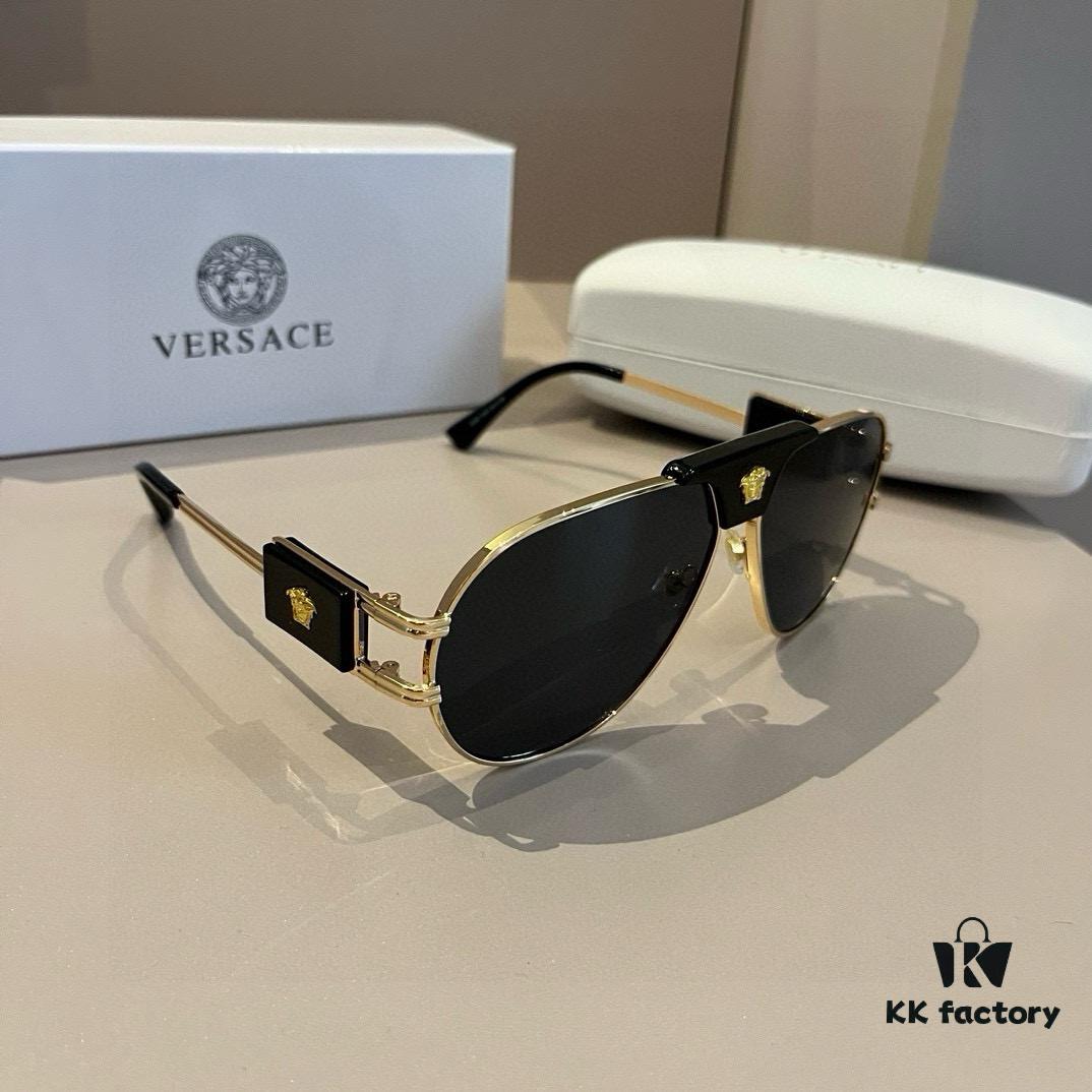 VERSACE Versace Fashion Sunglasses Unisex Polarized Sun Glasses for Men and Women Stylish Face-Framing Shades