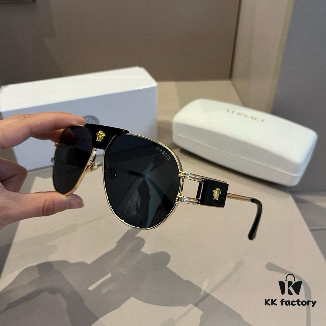 VERSACE Versace Fashion Sunglasses Unisex Polarized Sun Glasses for Men and Women Stylish Face-Framing Shades