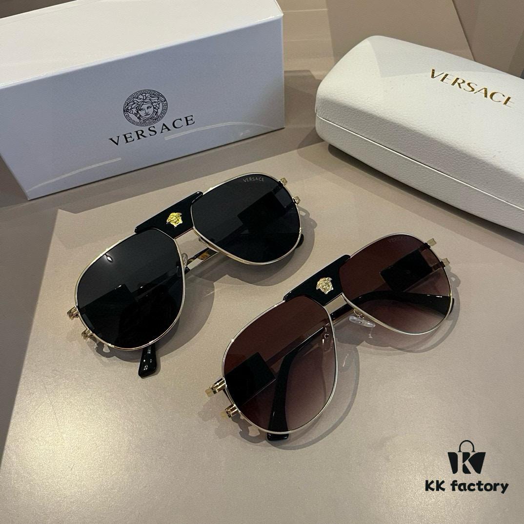 VERSACE Versace Fashion Sunglasses Unisex Polarized Sun Glasses for Men and Women Stylish Face-Framing Shades