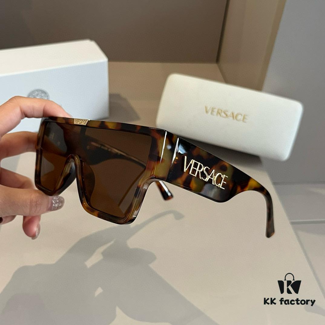 VERSACE Versace Fashion Sunglasses, Unisex European and American Style Sun Protection Glasses, Ideal Eyewear for Facial Contour Enhancement