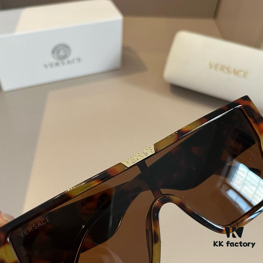 VERSACE Versace Fashion Sunglasses, Unisex European and American Style Sun Protection Glasses, Ideal Eyewear for Facial Contour Enhancement