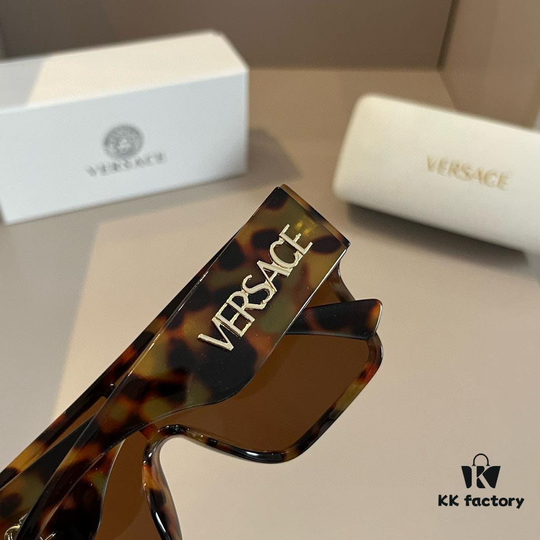 VERSACE Versace Fashion Sunglasses, Unisex European and American Style Sun Protection Glasses, Ideal Eyewear for Facial Contour Enhancement