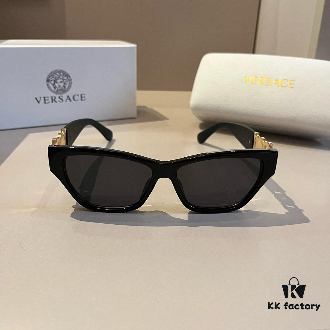 VERSACE New Arrival 🎉 Italian Design, Handcrafted Frames, Unique Temple Design, Stylish and Comfortable Unisex Sunglasses