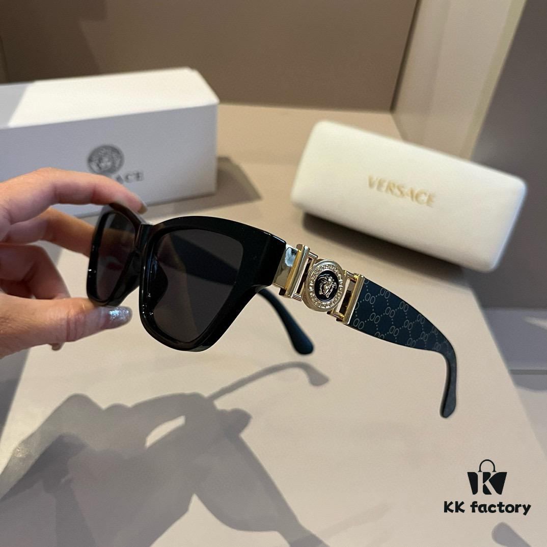 VERSACE New Arrival 🎉 Italian Design, Handcrafted Frames, Unique Temple Design, Stylish and Comfortable Unisex Sunglasses