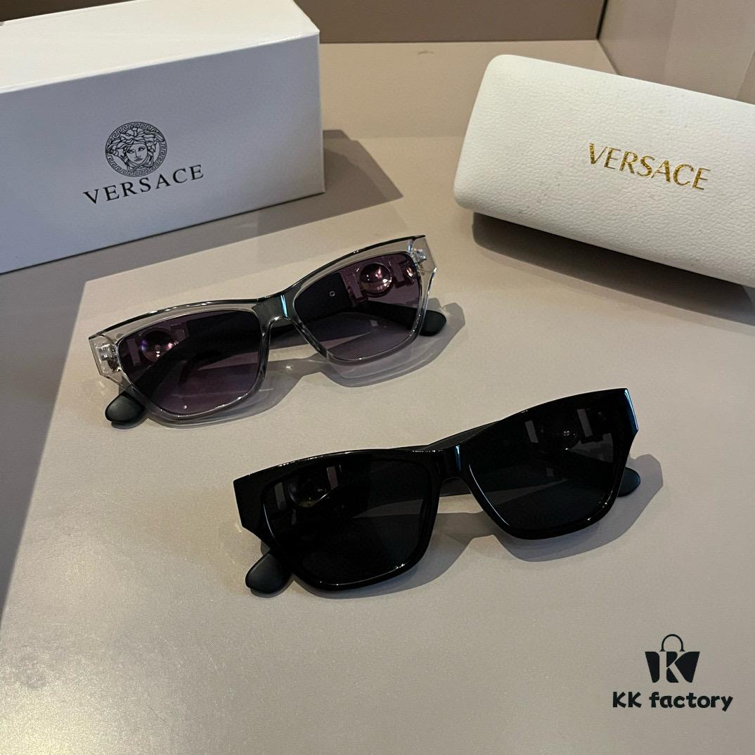 VERSACE New Arrival 🎉 Italian Design, Handcrafted Frames, Unique Temple Design, Stylish and Comfortable Unisex Sunglasses