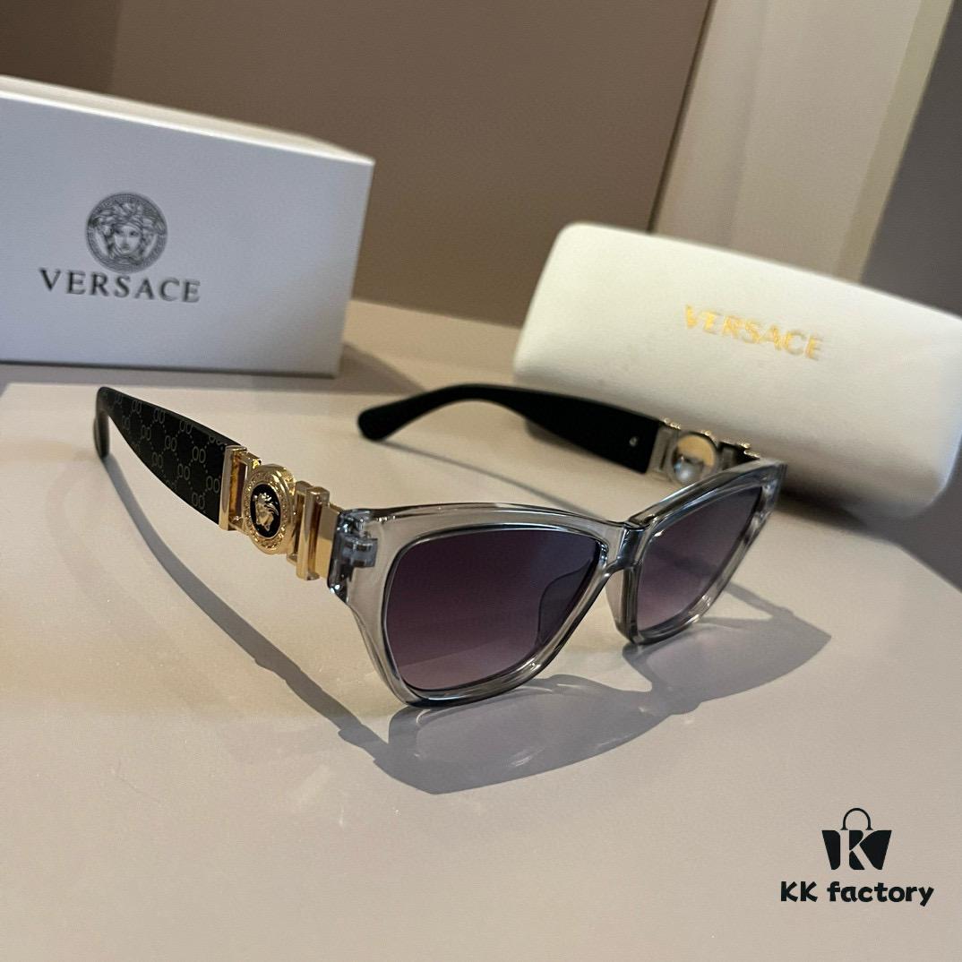VERSACE New Arrival 🎉 Italian Design, Acetate Frame, Unique Temple Design, Simple and Elegant, Unisex Sunglasses