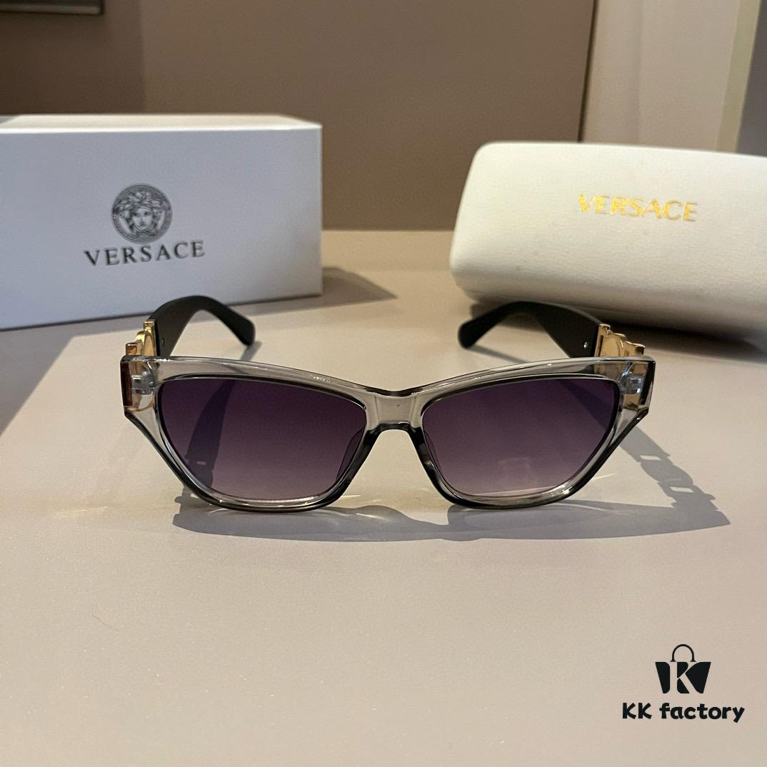 VERSACE New Arrival 🎉 Italian Design, Acetate Frame, Unique Temple Design, Simple and Elegant, Unisex Sunglasses