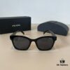 Prada Rada Cat-Eye Sunglasses, Trendy Rhombus Cat-Eye Design, Wide Fit for Cheekbone Coverage, Popular Among Celebrities and Instagram Influencers