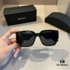 Prada Sunglasses for Women, Genuine Triangle Logo, Cai Xukun Same Style, New Trendy Square Frame Wide Temple Acetate Sunglasses