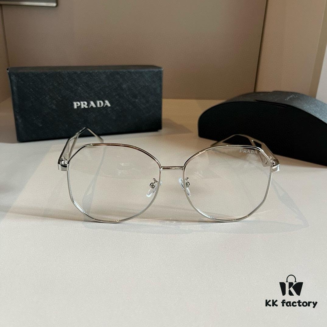 RADA Prada Sunglasses Pilot Double-Bridge Frog Eye Sunglasses with Triangle Logo, Unisex Sun Glasses🕶️