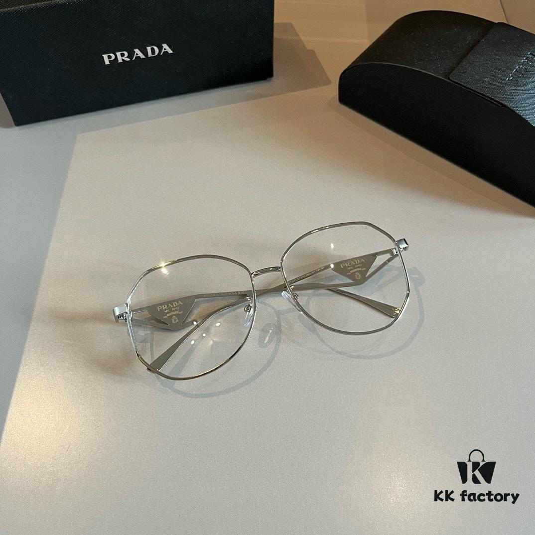 RADA Prada Sunglasses Pilot Double-Bridge Frog Eye Sunglasses with Triangle Logo, Unisex Sun Glasses🕶️
