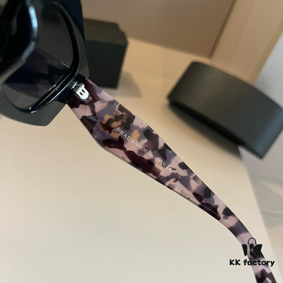 Rada Prada Cat-Eye Sunglasses for Women, Trendy Star-Matching Cool Shades, Ins Influencer Style, Rhombus Cat-Eye Design with Wide Fit to Cover Cheekbones