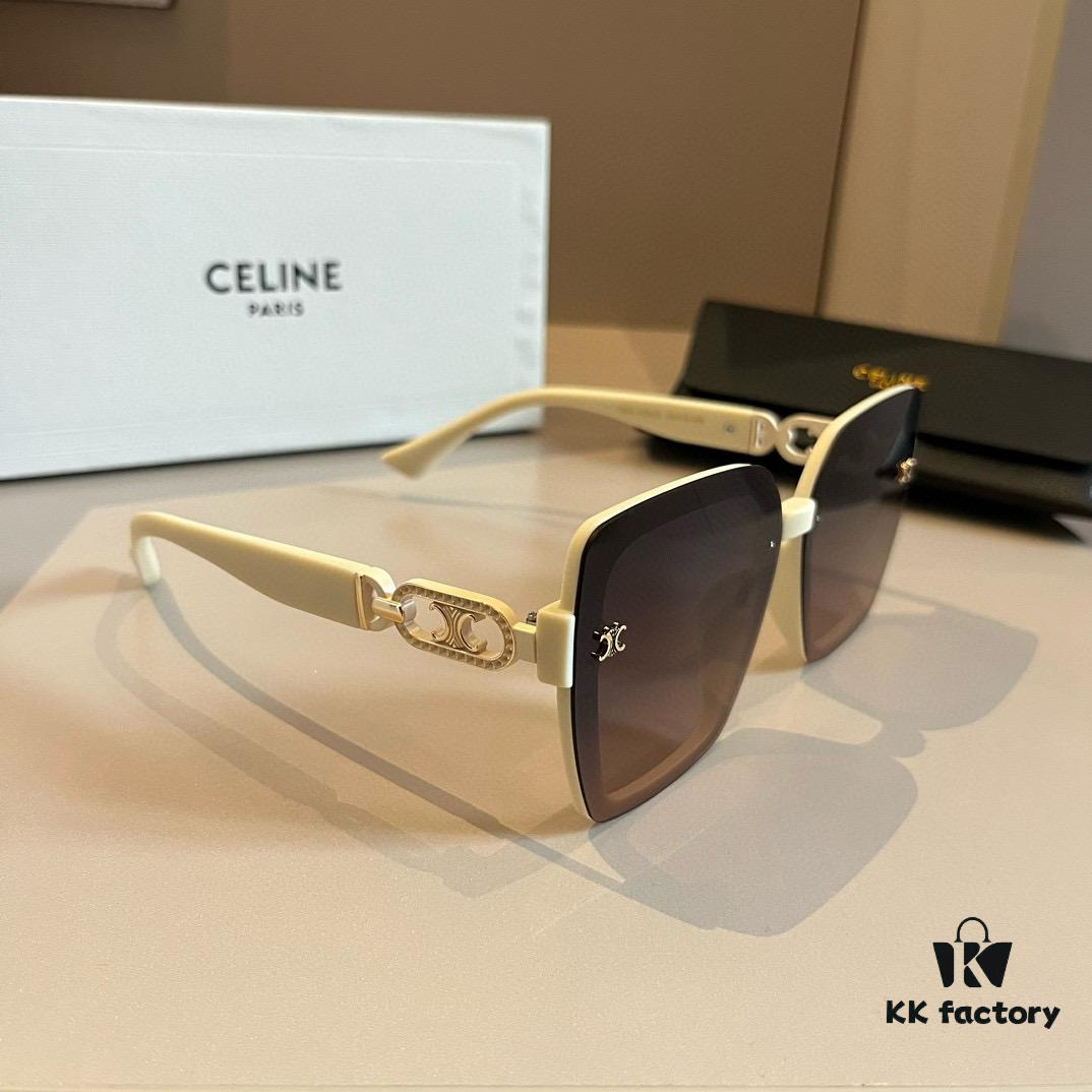 Celine New Archway Sunglasses with Thick Metal Temples Exude Retro Charm