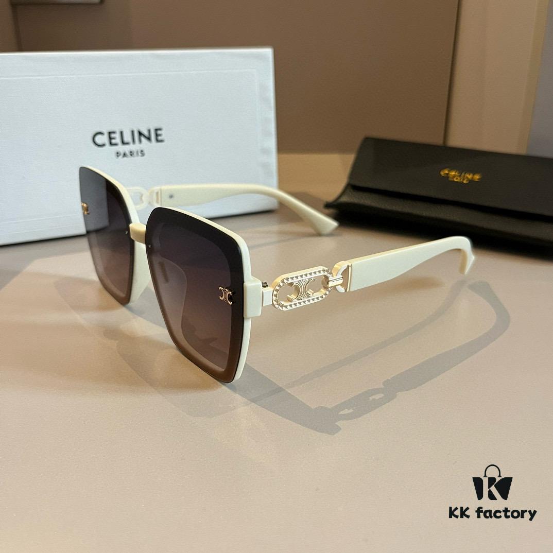Celine New Archway Sunglasses with Thick Metal Temples Exude Retro Charm