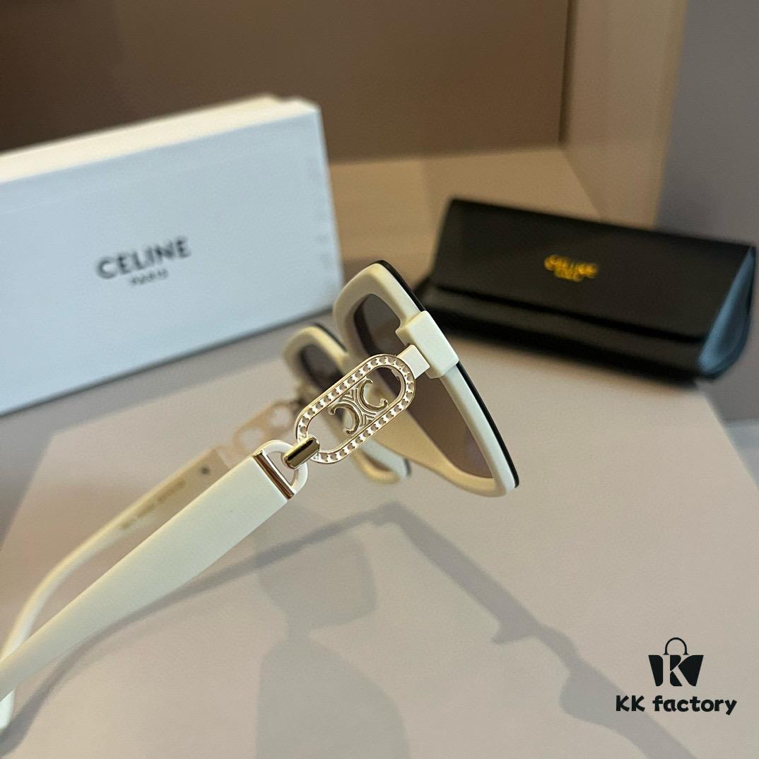 Celine New Archway Sunglasses with Thick Metal Temples Exude Retro Charm